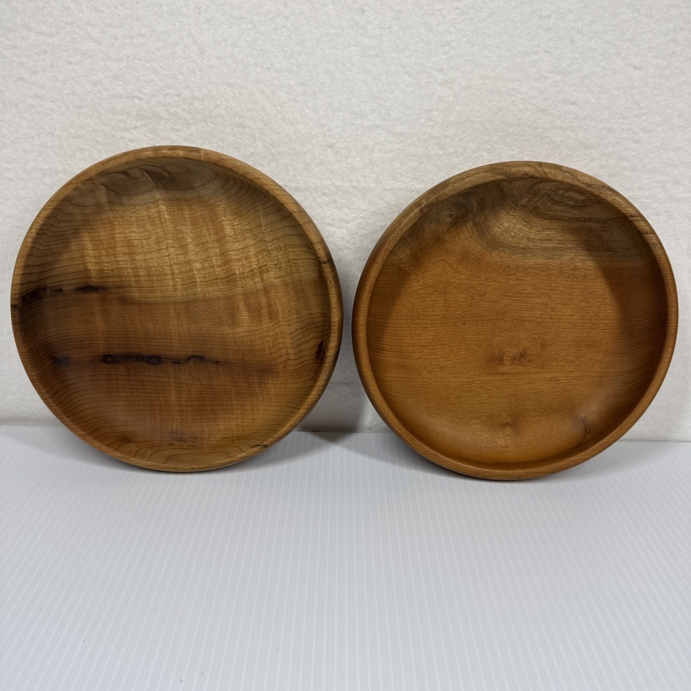 The House Of Myrtlewood Wooden Bowls/Dish Lot Of 2 Co'os Bay Oregon